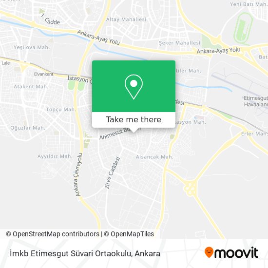 İmkb Etimesgut Süvari Ortaokulu map