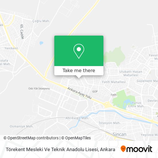 Törekent Mesleki Ve Teknik Anadolu Lisesi map