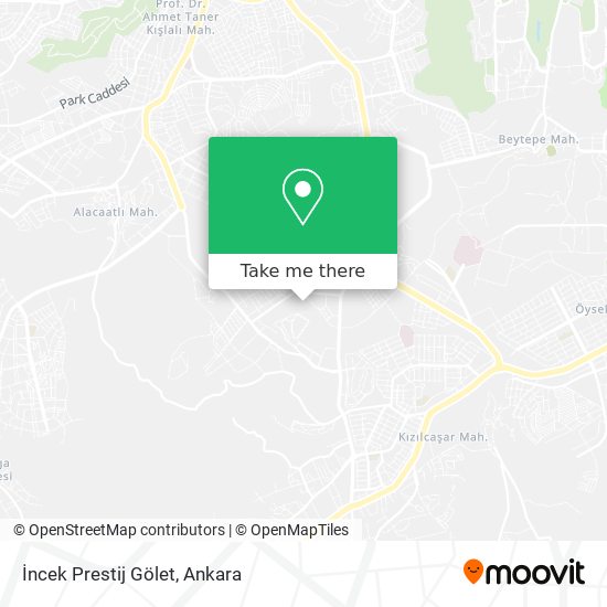 İncek Prestij Gölet map