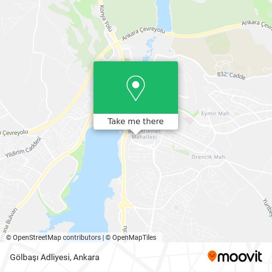 Gölbaşı Adliyesi map