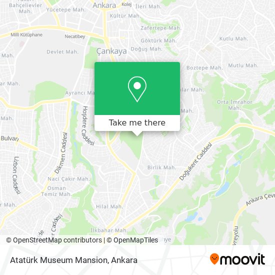 Atatürk Museum Mansion map