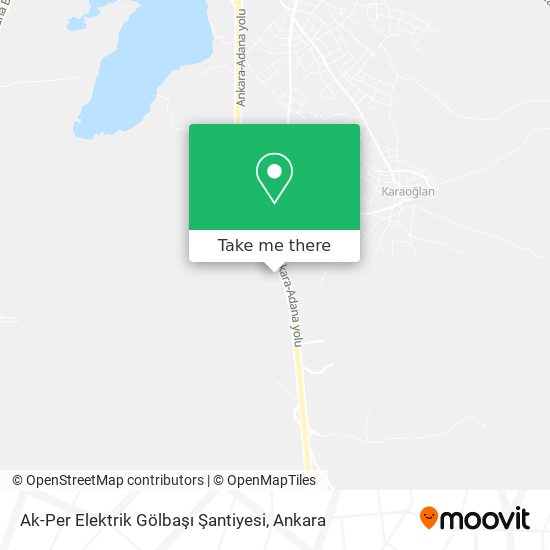 Ak-Per Elektrik Gölbaşı Şantiyesi map