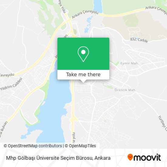 Mhp Gölbaşı Üniversite Seçim Bürosu map