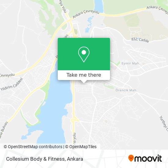 Collesium Body & Fitness map