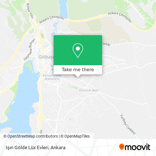 Işın Gölde Lüx Evleri map
