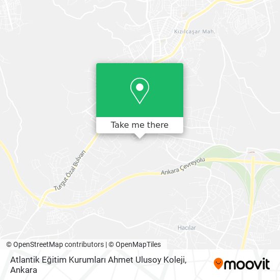 Atlantik Eğitim Kurumları Ahmet Ulusoy Koleji map