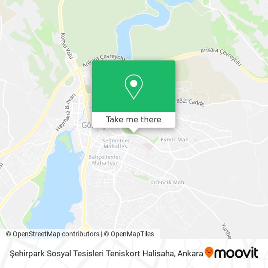 Şehirpark Sosyal Tesisleri Teniskort Halisaha map