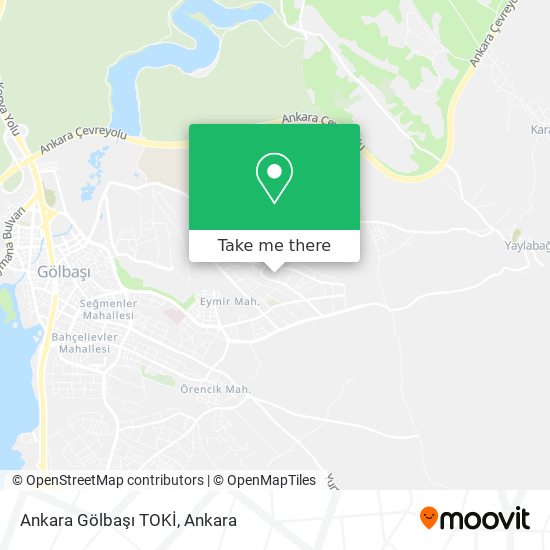 Ankara Gölbaşı TOKİ map