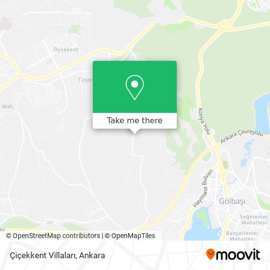 Çiçekkent Villaları map