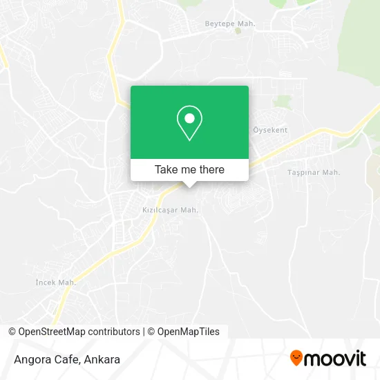Angora Cafe map