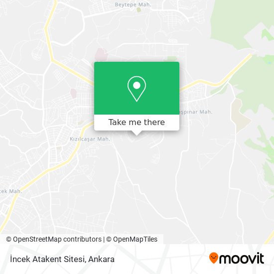 İncek Atakent Sitesi map