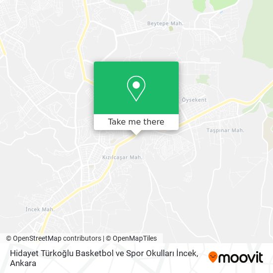 Hidayet Türkoğlu Basketbol ve Spor Okulları İncek map