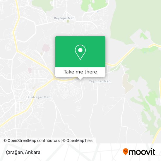 Çırağan map