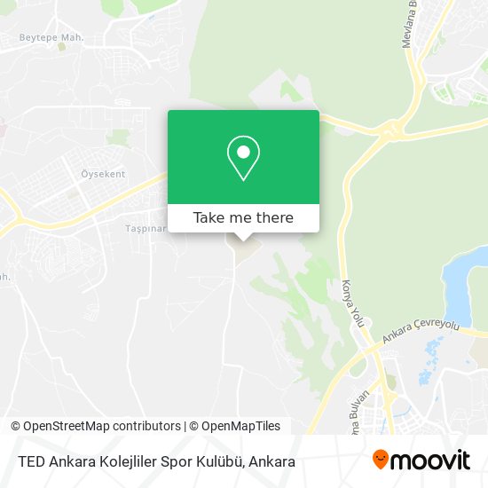 TED Ankara Kolejliler Spor Kulübü map