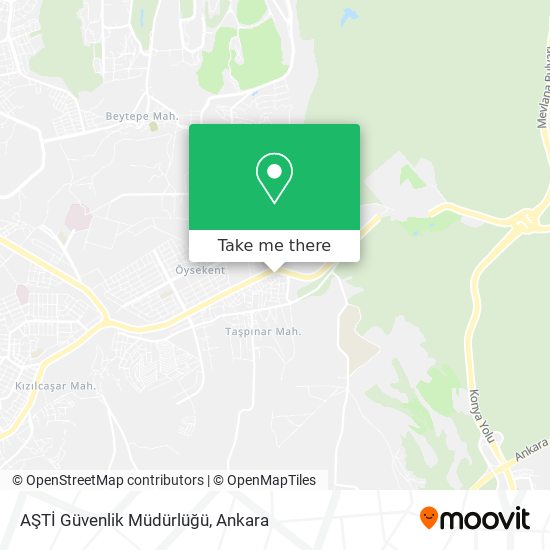 AŞTİ Güvenlik Müdürlüğü map