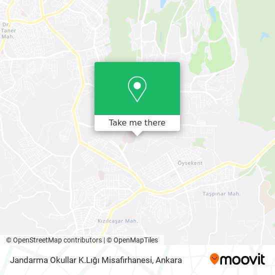 Jandarma Okullar K.Lığı Misafirhanesi map