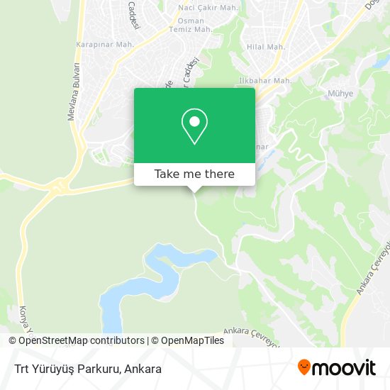 Trt Yürüyüş Parkuru map