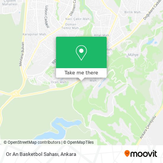 Or An Basketbol Sahası map