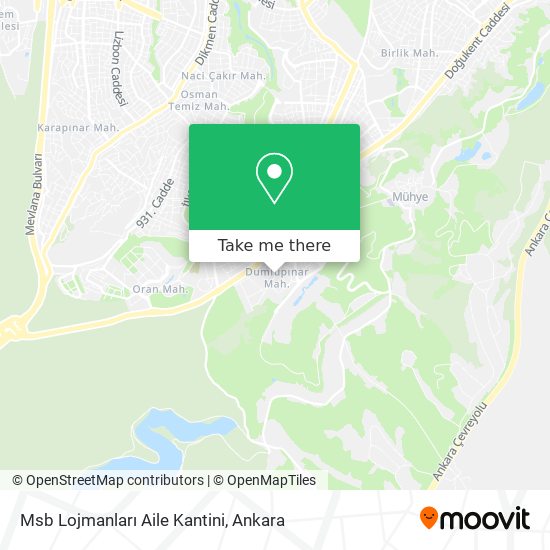 Msb Lojmanları Aile Kantini map