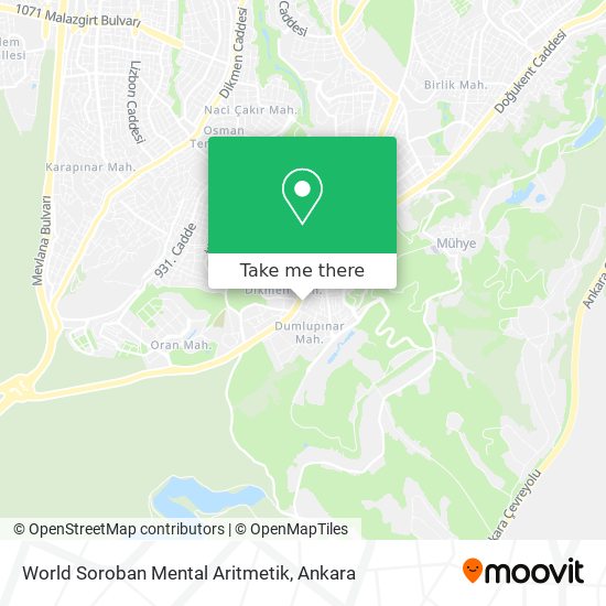 World Soroban Mental Aritmetik map