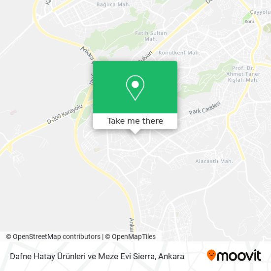 Dafne Hatay Ürünleri ve Meze Evi Sierra map