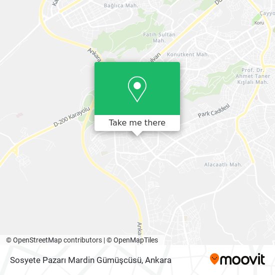 Sosyete Pazarı Mardin Gümüşcüsü map