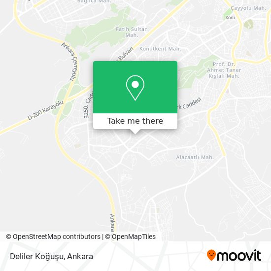 Deliler Koğuşu map