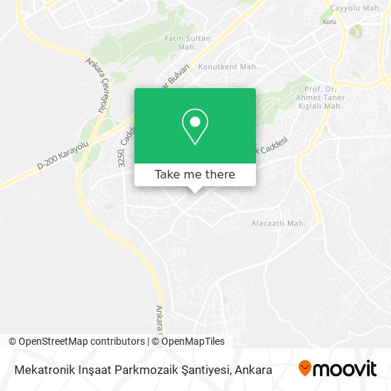 Mekatronik Inşaat Parkmozaik Şantiyesi map
