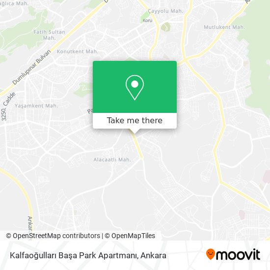 Kalfaoğulları Başa Park Apartmanı map
