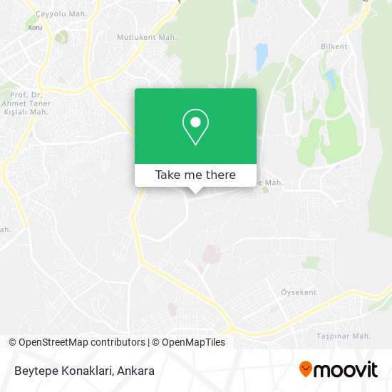 Beytepe Konaklari map