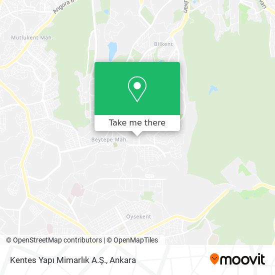 Kentes Yapı Mimarlık A.Ş. map