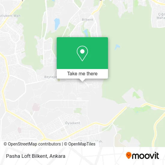 Pasha Loft Bilkent map