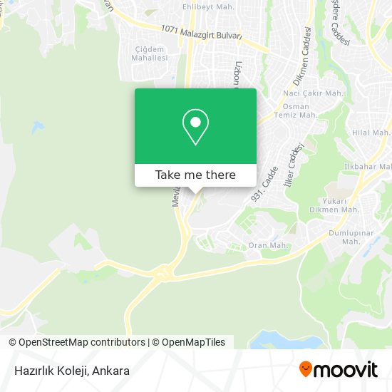 Hazırlık Koleji map