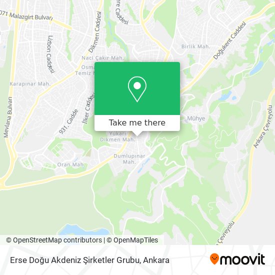 Erse Doğu Akdeniz Şirketler Grubu map