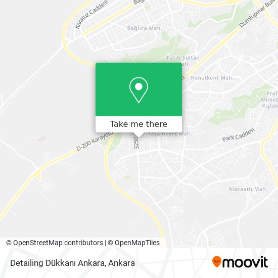 Detailing Dükkanı Ankara map