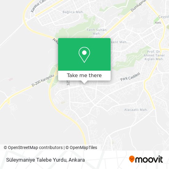 Süleymaniye Talebe Yurdu map