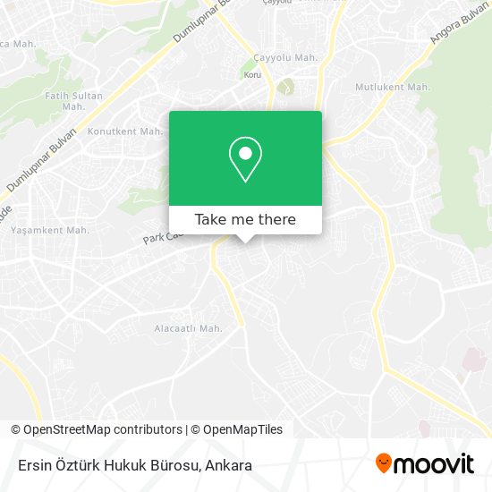 Ersin Öztürk Hukuk Bürosu map