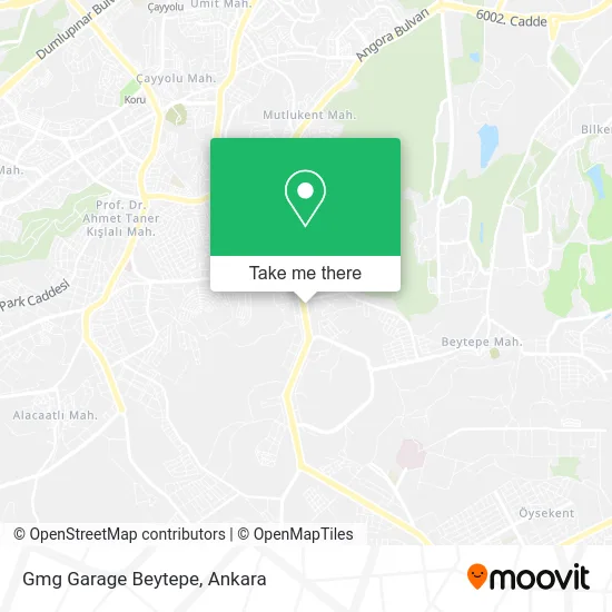 Gmg Garage Beytepe map