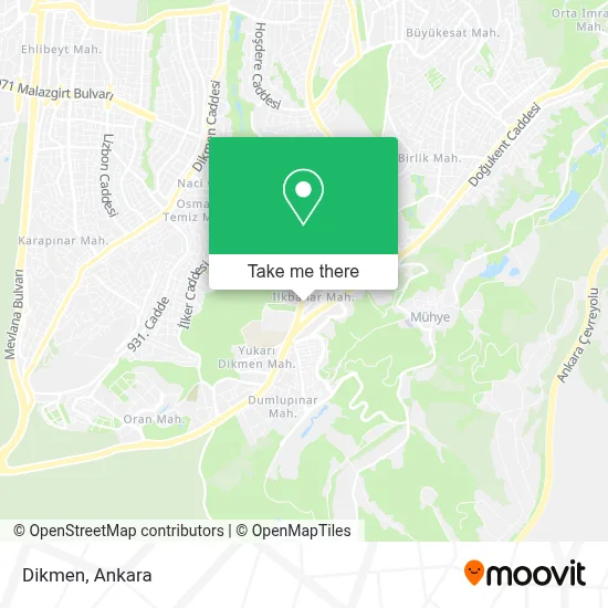 Dikmen map