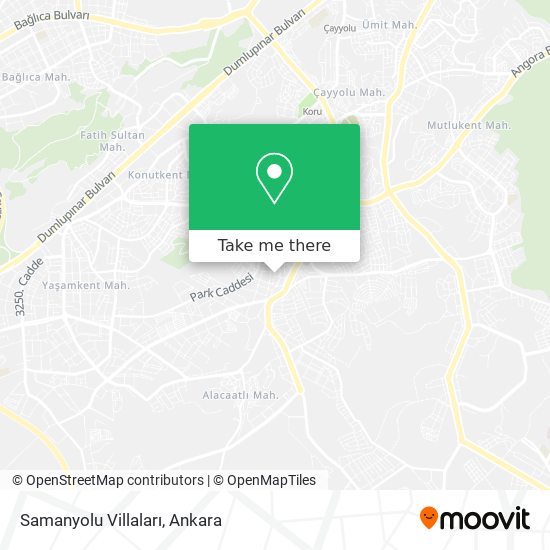 Samanyolu Villaları map