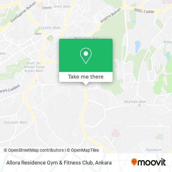 Allora Residence Gym & Fitness Club map