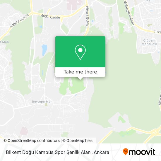 Bilkent Doğu Kampüs Spor Şenlik Alanı map