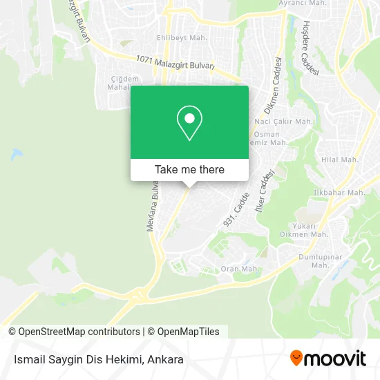 Ismail Saygin Dis Hekimi map