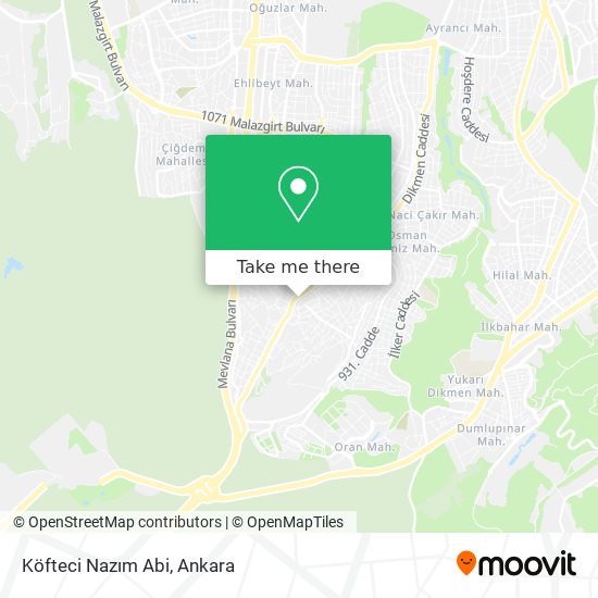 Köfteci Nazım Abi map
