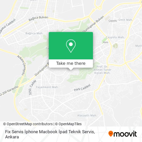 Fix Servis İphone Macbook İpad Teknik Servis map