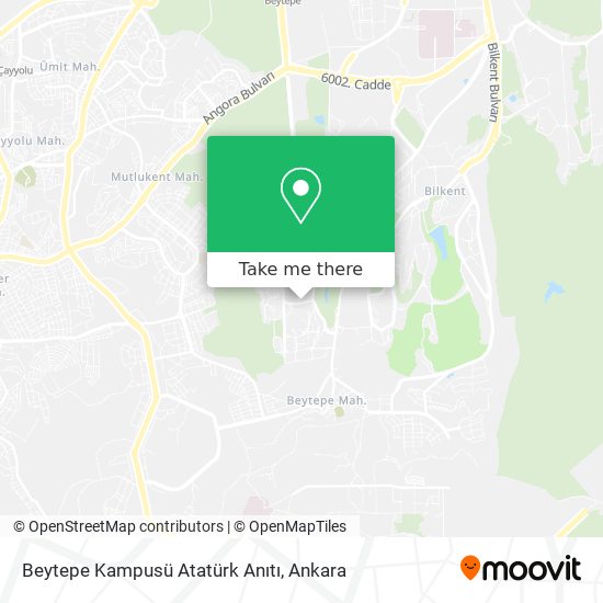 Beytepe Kampusü Atatürk Anıtı map