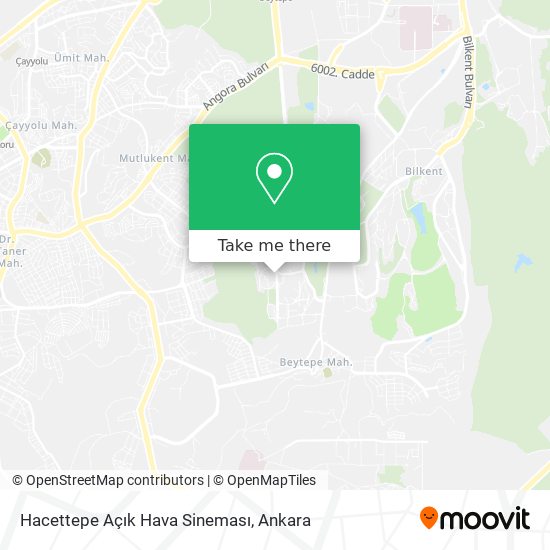 Hacettepe Açık Hava Sineması map