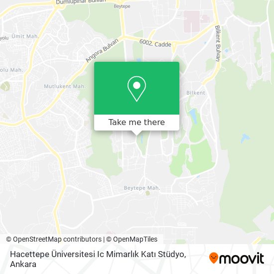 Hacettepe Üniversitesi Ic Mimarlık Katı Stüdyo map