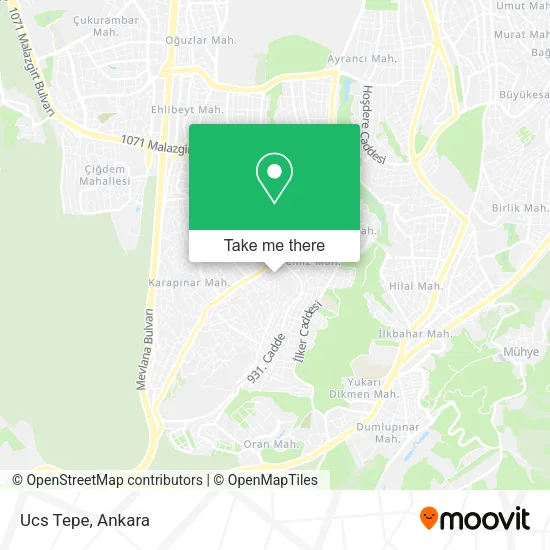 Ucs Tepe map
