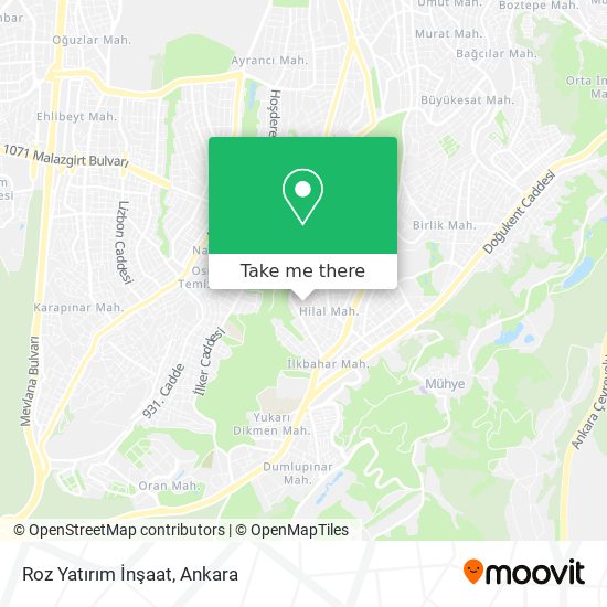Roz Yatırım İnşaat map